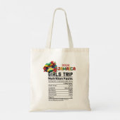 Jamaica 2024 Girls' Trip Vier Vriendschap Tote Bag (Achterkant)