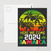 Jamaica 2024 Hier komen we Briefkaart (Voorkant / Achterkant)