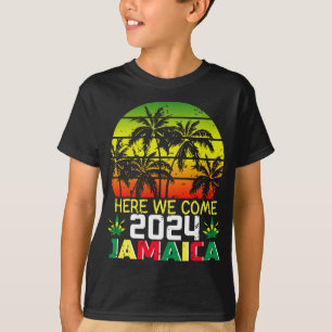Jamaica 2024 Hier komen we jongen T-shirt