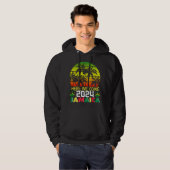 Jamaica 2024 Hier komen we Mannen Hoodie (Voorkant volledig)