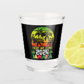 Jamaica 2024 Hier komen we Shot Glas (Voorkant)