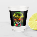 Jamaica 2025 - Hier komen we Shot Glas<br><div class="desc">Jamaica 2025 Here We Come Matching Family Dream Vacation Gift Shot Glass Classic Collectie.</div>