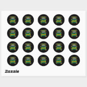 Jamaica 2025 Vakantie reis Matching Family Squad G Ronde Sticker (Vel)