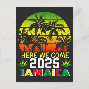 Jamaica 2025 Wij Komen Er Aan Briefkaart