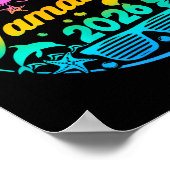 Jamaica 2026 Family Vacation Beach Matching Group  Poster (Hoek)