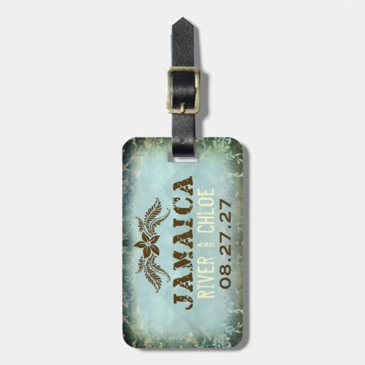 JAMAICA 2 Bagagelabel (Voorkant verticaal)