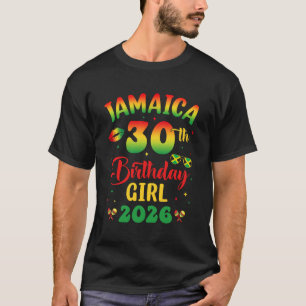 Jamaica 30e Verjaardag Meisje 2026 Feest Matching T-shirt