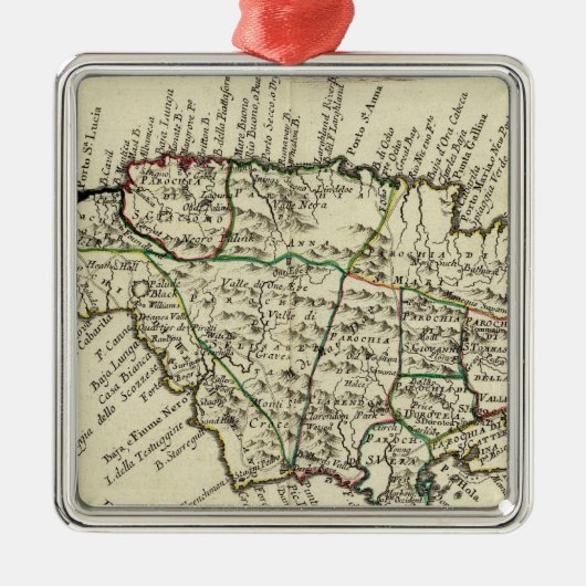 Jamaica 3 metalen ornament (Voorkant)