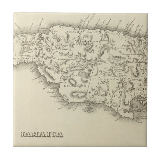 Jamaica 3 tegeltje (Voorkant)