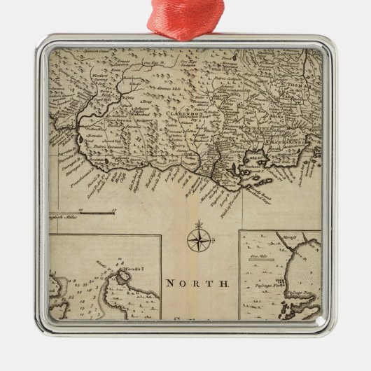 Jamaica 4 metalen ornament (Voorkant)