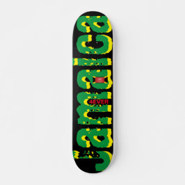 JAMAICA 4EVER OIL 7 3/4-inch skateboard Deck