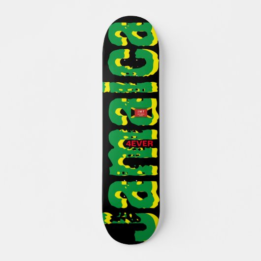 JAMAICA 4EVER OIL 7 3/4-inch skateboard Deck (Voorkant)