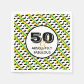 JAMAICA 50 Absoluut fantastische feestkrant Servet (Voorkant)
