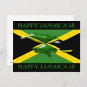 Jamaica 50 Celebration Briefkaart (Voorkant / Achterkant)