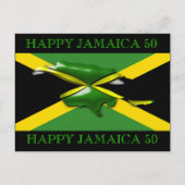 Jamaica 50 Celebration Briefkaart (Voorkant)