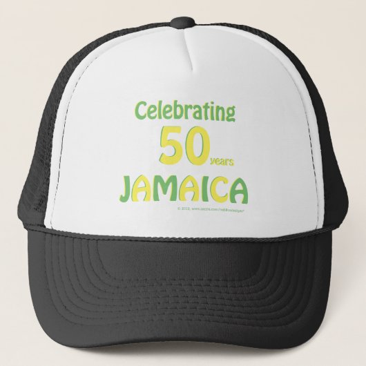 Jamaica 50e Jubileum Trucker Pet (Voorkant)