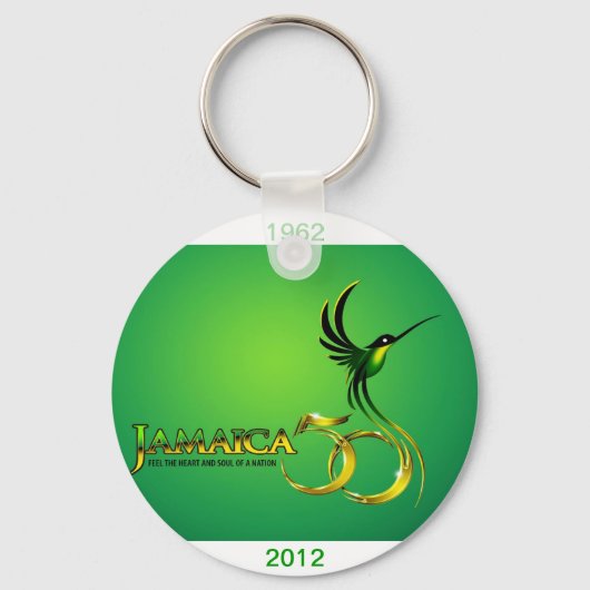 Jamaica 50th Key Ring Sleutelhanger (Voorkant)