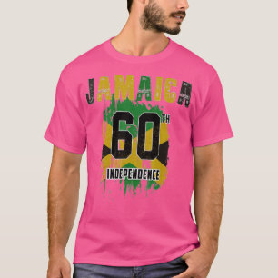 Jamaica 60e nationale onafhankelijkheidsfeestelijk t-shirt