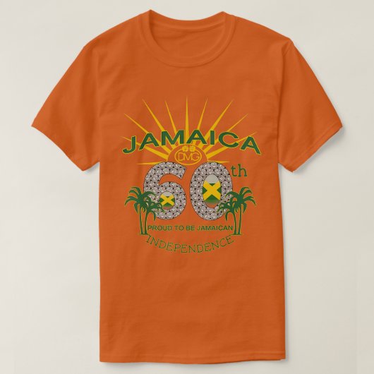 Jamaica 60e onafhankelijkheid pleitte voor Jamaica T-shirt (Design voorkant)