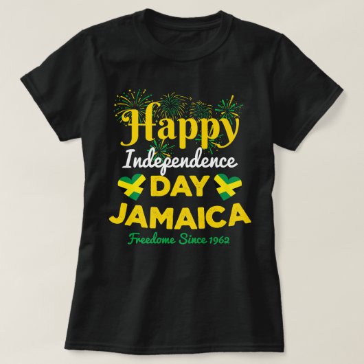 Jamaica 60e onafhankelijkheid riep op tot Jamaicaa T-shirt (Design voorkant)
