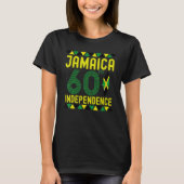 Jamaica 60e onafhankelijkheidsdag 1962 2022: trots t-shirt (Voorkant)