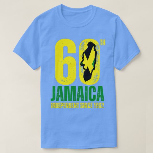 Jamaica 60e Onafhankelijkheidsdag 2022 Jamaica T-shirt (Design voorkant)