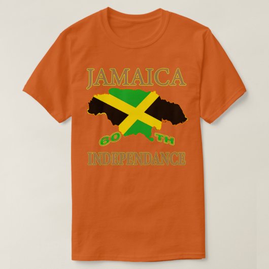 Jamaica 60e Onafhankelijkheidsdag 2022 Jamaicaanse T-shirt (Design voorkant)