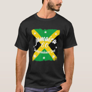 Jamaica 60e Onafhankelijkheidsdag Jamaica 60 jaar T-shirt