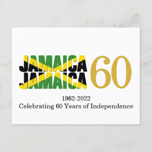 JAMAICA 60e Verjaardag van de Onafhankelijkheid Briefkaart