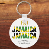 JAMAICA 60ste Jubileum Onafhankelijkheid Sleutelhanger (Voorkant)