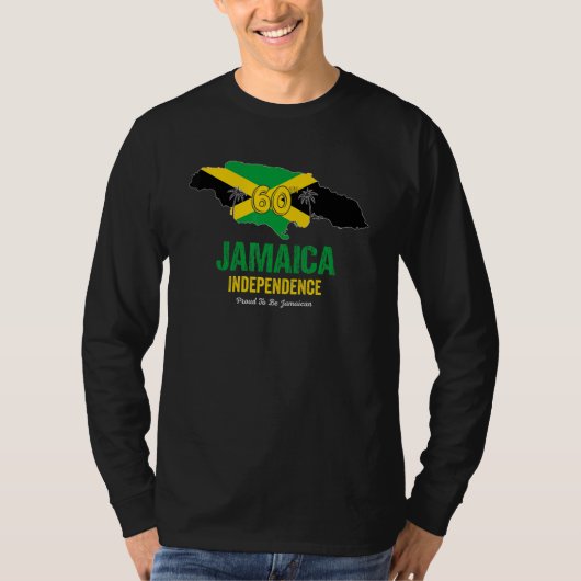 Jamaica 60ste Viering Onafhankelijkheid Trots Jama T-shirt (Voorkant)
