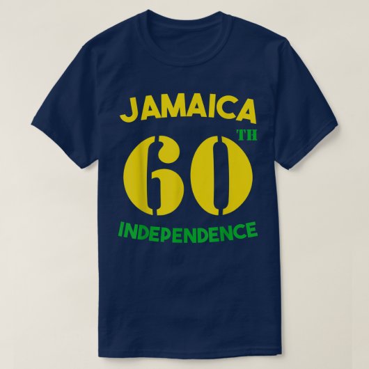 Jamaica 60ste viering Onafhankelijkheidsdag 2022 J T-shirt (Design voorkant)