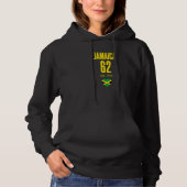 Jamaica 62 One Love Independence Jamaican Flag Car Hoodie (Voorkant)