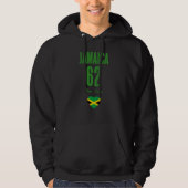 Jamaica 62 One Love Jamaican Flag Hoodie (Voorkant)