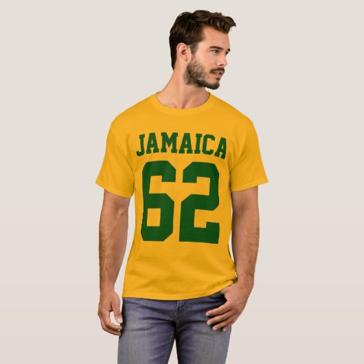 Jamaica 62 - Proud Jamaicans - Reggae Rasta Shirt (Voorkant volledig)