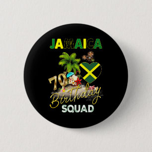 Jamaica 70e verjaardag Crew 70-jarige meisjesreis  Ronde Button 5,7 Cm