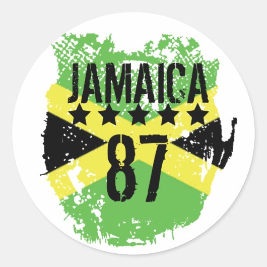 Jamaica 87 Sticker (Voorkant)