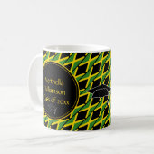 JAMAICA Afstuderen persoonlijke HALLELUJAH Keepomw Koffiemok (Voorkant links)