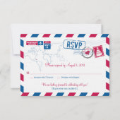 JAMAICA Air Mail Wedding RSVP (Voorkant)