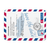 JAMAICA Airmail De datum opslaan Magneet (Horizontaal)