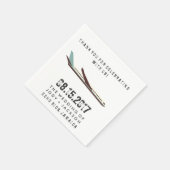 Jamaica Airplane Destination Wedding Napkins Servet (Hoek)