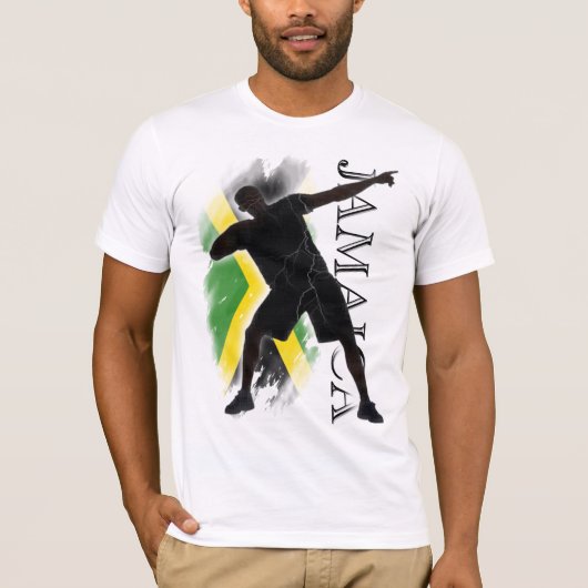 Jamaica - als een bliksemschicht! t-shirt (Voorkant)
