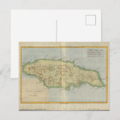Jamaica Antieke Kaart (Voorkant / Achterkant)