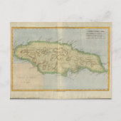 Jamaica Antieke Kaart (Voorkant)