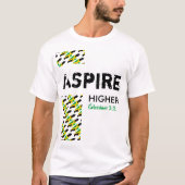 Jamaica ASPIRE HOGER Christelijke scripts T-shirt (Voorkant)