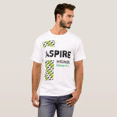 Jamaica ASPIRE HOGER Christelijke scripts T-shirt (Voorkant volledig)