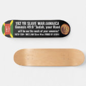 JAMAICA AUG 1 1834. 8 1/4 "Skateboard Deck Persoonlijk Skateboard (Horizontaal)
