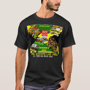JAMAICA AUG 1 1834. Basic donker T-shirt