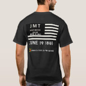 JAMAICA AUG 1 1834.   Basis T-shirt donker (Achterkant)