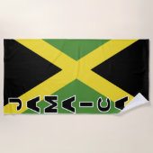 Jamaica-badhanddoek Strandlaken (Voorkant)